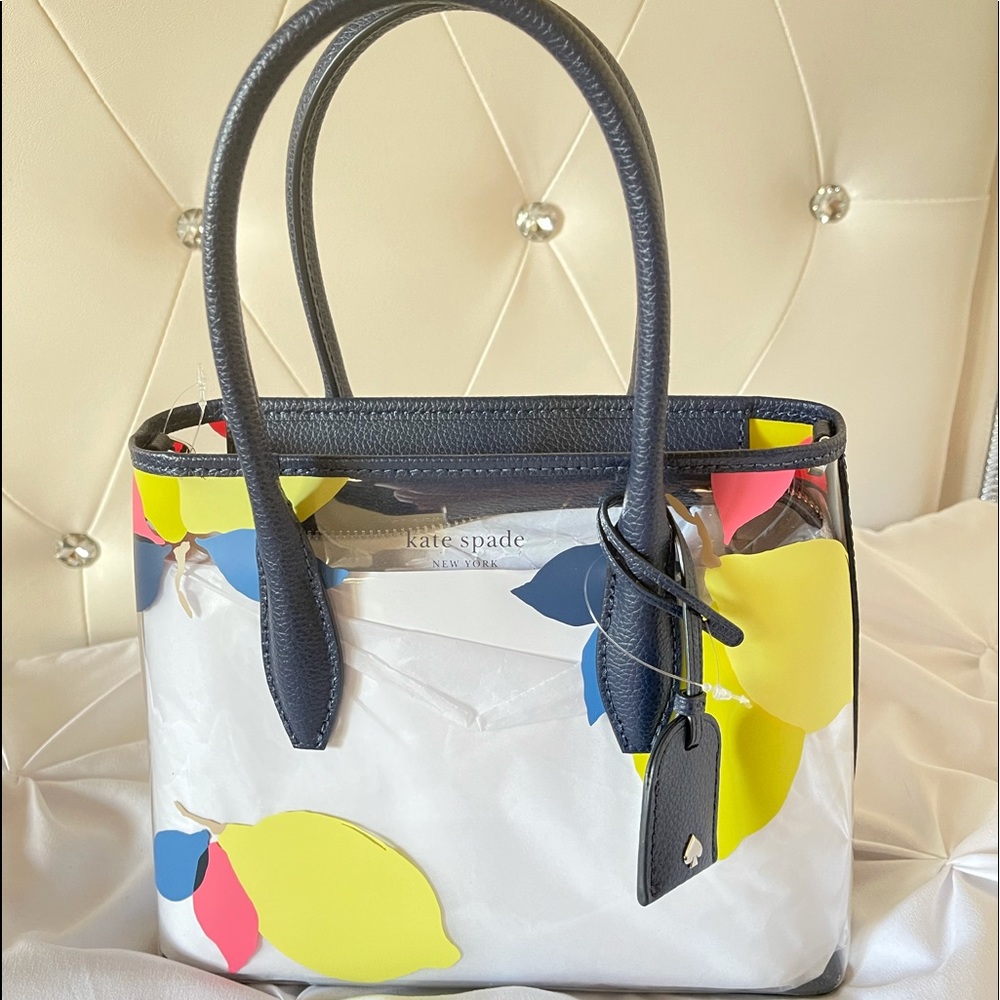 Kate Spade Clear Lemon Collection Tote